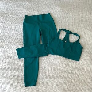 Teal Activewear Set carbon 38 set